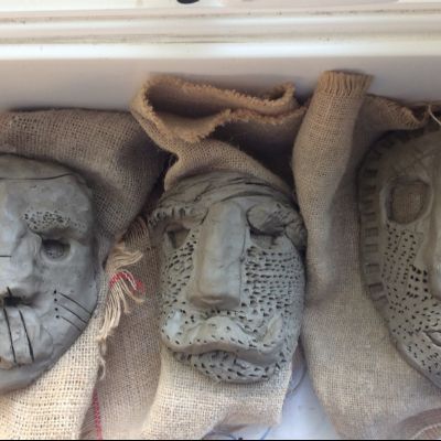 Y4ClaysculpturesinspiredbyTheSaxonsSuttonHoo1)