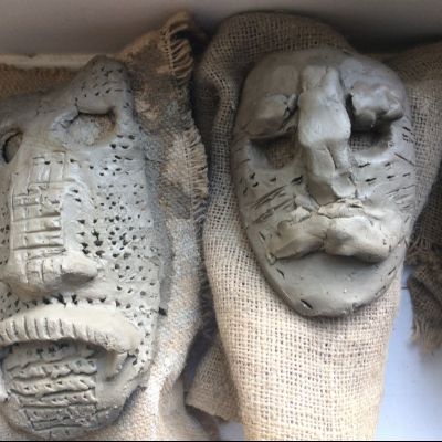 Y4ClaysculpturesinspiredbyTheSaxonsSuttonHoo12)