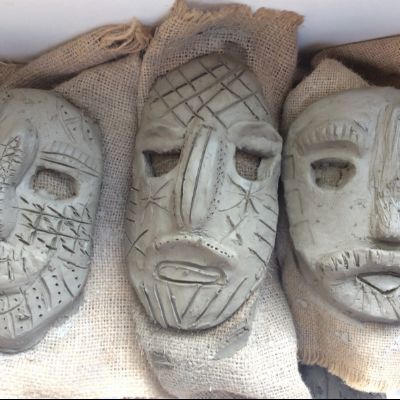 Y4ClaysculpturesinspiredbyTheSaxonsSuttonHoo3)