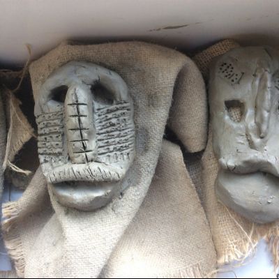 Y4ClaysculpturesinspiredbyTheSaxonsSuttonHoo6)